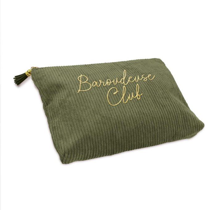 Pochette velours Baroudeuse Club 